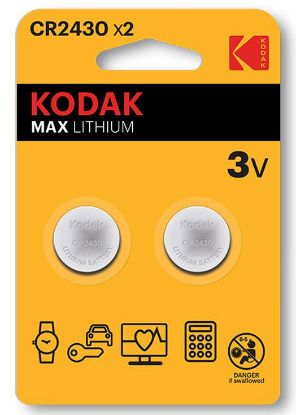 Immagine di PASTIGLIE KODAK 2430 3v 1 x2pz - LITHIUM