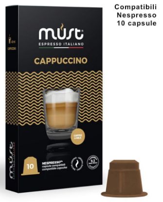 Immagine di CAFFE CAPSULE NP 10pz CAPPUCCINO - (compatibile Nespresso) MUST