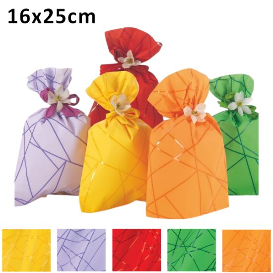 Picture of BUSTA REGALO CELLO DECOR SEGMENTS 16X25cm 100pz