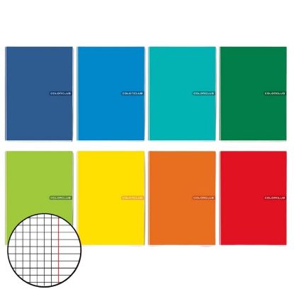Immagine di QUADERNI MAXI TINTA UNITA 4F 4mm 80gr - 10pz 21X29 A4  con margine