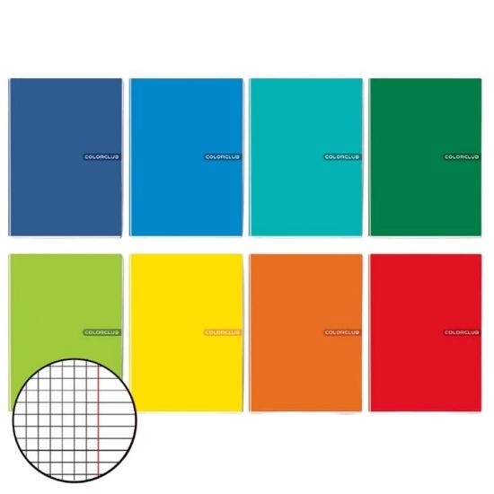 Picture of QUADERNI MAXI TINTA UNITA 4F 4mm 80gr - 10pz 21X29 A4  con margine