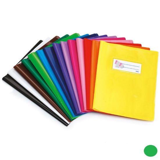 Immagine di COPRIQUADERNI A5 TU 20pz VERDE