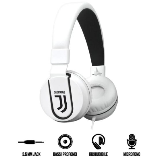 Immagine di CUFFIE MULTIMEDIALI 1pz JUVENTUS - TECHMADE
