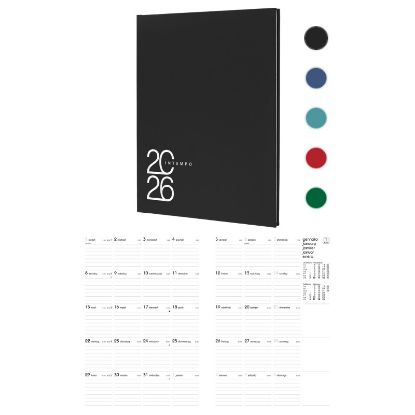 Immagine di AGENDA 21X30 MENSILE MESE SU 2 PAGINE TEXT