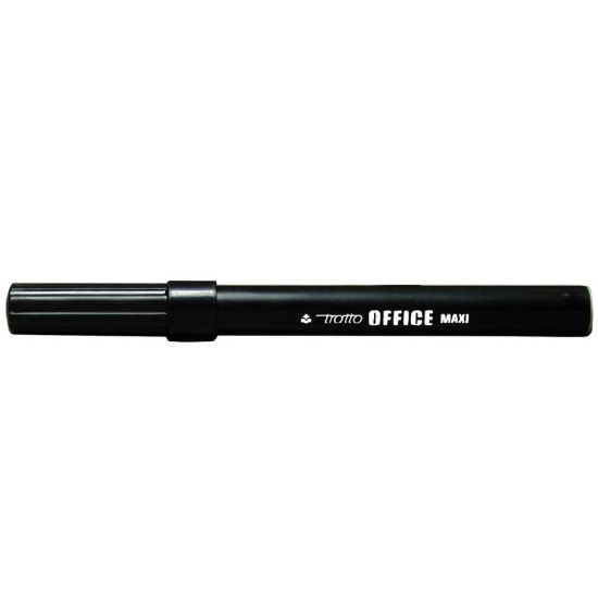 Picture of PENNARELLI TRATTO OFFICE MAXI 4mm FILA 12pz NERO