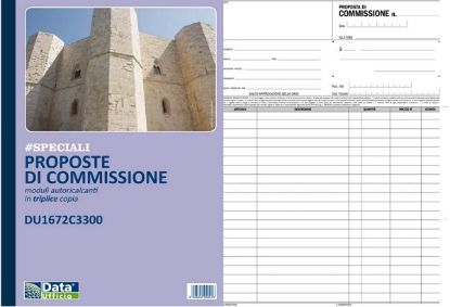 Immagine di MODULI COPIA COMMISSIONI A4 1pz 3copie 25fg carta chimica