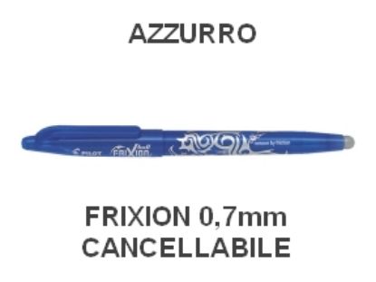 Immagine di PENNA SFERA PILOT FRIXION 0,7mm CANCELLABILE 12pz AZZURRO