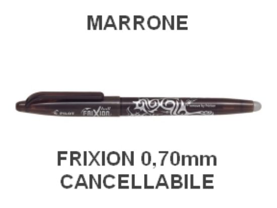 Immagine di PENNA SFERA PILOT FRIXION 0,7mm CANCELLABILE 12pz MARRONE