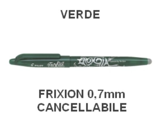 Immagine di PENNA SFERA PILOT FRIXION 0,7mm CANCELLABILE 12pz VERDE