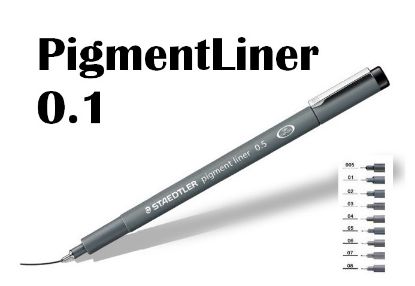 Immagine di PENNA PIGMENTLINER 0,1 10PZ STAEDTLER PENNARELLO