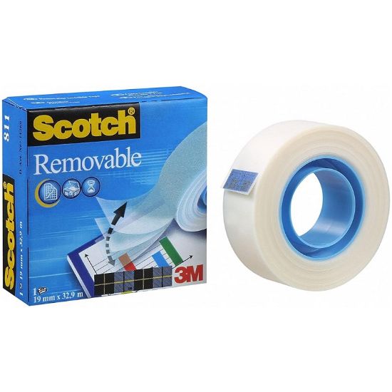 Immagine di SCOTCH SCRIVIBILE 19mm X 33mt SCRIVIBILE REMOVIBILE 3M 1pz