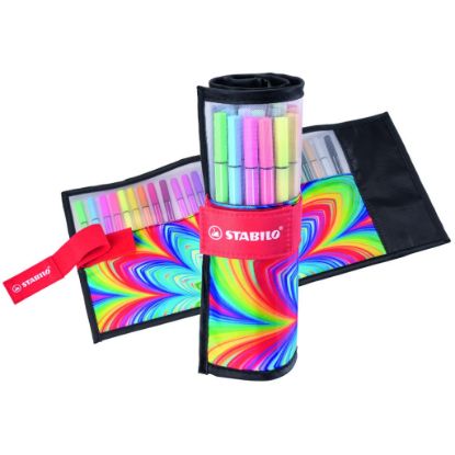 Immagine di PENNA PENNARELLO STABILO 68 P. MEDIA 1,0mm 25pz ROLLERSET ARTY COLORI ASSORTITI