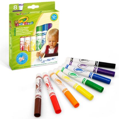 Immagine di PENNARELLI CRAYOLA 8 COLORI LAVABILI BAMBINI 1+