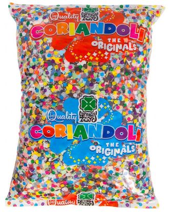 Picture of CORIANDOLI MULTICOLOR 400gr 25pz BUSTE