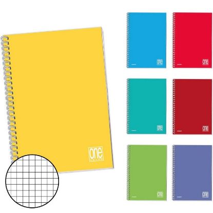 Immagine di QUADERNI MAXI TINTA UNITA SPIRALE 90gr 5M 5pz - 21X29 A4 - NO FORI
