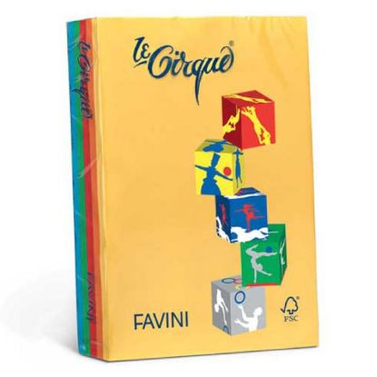 Immagine di CARTA A4 80g 500fg 1pz LE CIRQUE COLORI VIVACI FAVINI