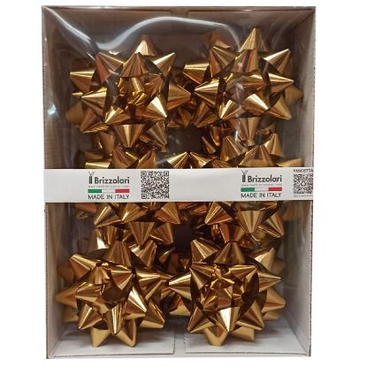 Immagine di COCCARDE 19mm 12pz METAL MAXI ORO