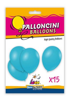 Immagine di PALLONCINI COLOR 15pz 30cm CELESTE