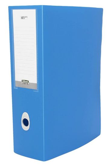 Immagine di CARTELLA CON BOTTONE PPL PLASTICA D.10cm U210 1pz BLU