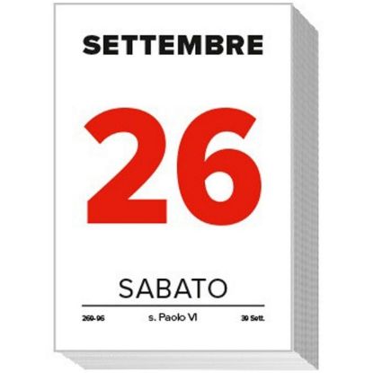 Immagine di CALENDARIO BLOCCO PICCOLO 5,8X8,5cm COMUNE DIRITTO