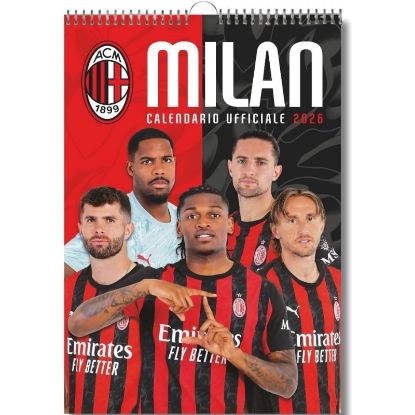 Immagine di CALENDARI UFFICIALE MILAN 1pz VERTICALE 2026