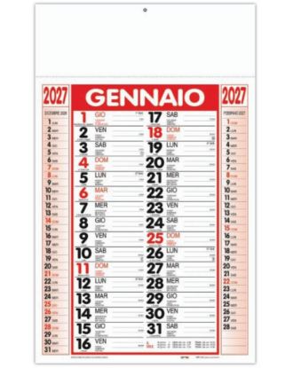 Immagine di CALENDARIO OLANDESE 29x47cm BLU/NERO