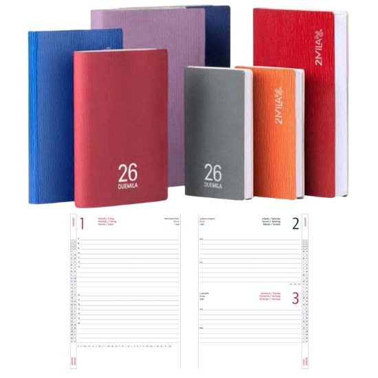 Immagine di AGENDA 7X11 GIORNALIERA TASCABILE 7126SP STRIPES