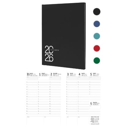 Immagine di AGENDA SETTIMANALE 17x24 TEXT BALACRON - COLORI ASSORTITI