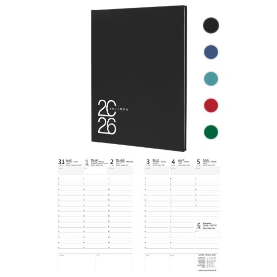 Immagine di AGENDA SETTIMANALE 17x24 TEXT BALACRON - COLORI ASSORTITI