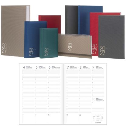 Immagine di AGENDA SETTIMANALE 17x24 TEXT BALACRON - COLORI ASSORTITI