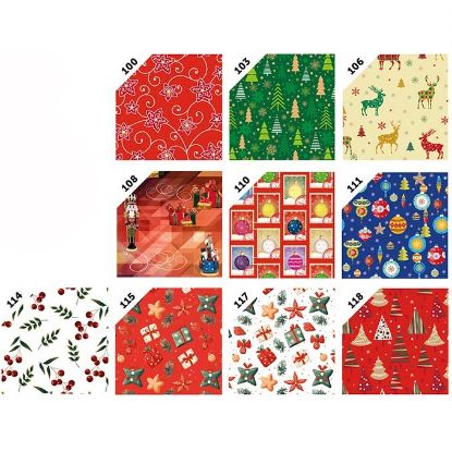 Immagine di CARTA REGALO 70X100 50fg XMAS NATALE CLASSIC