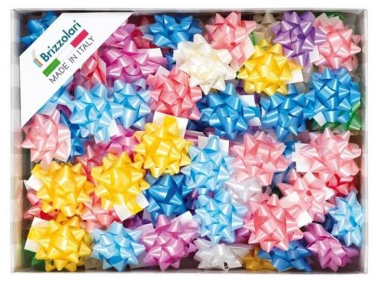 Immagine di COCCARDE 10mm 100pz ASSORTITI  COLORI TENUI ADESIVE