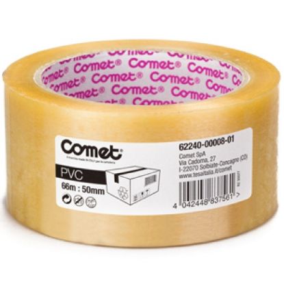 Immagine di SCOTCH TRASPARENTE 50mm X 66mt 6pz PVC COMET