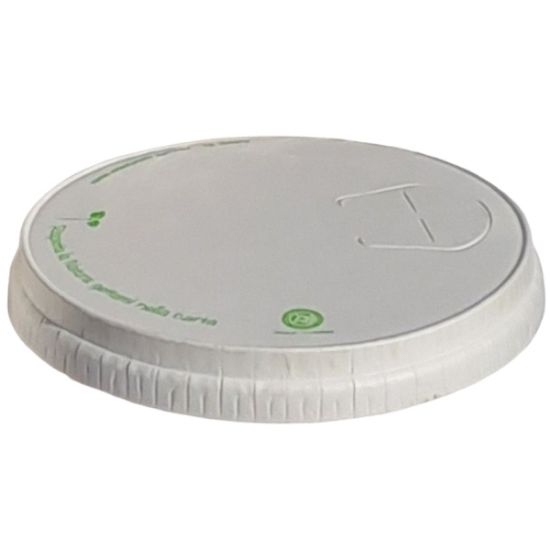 Immagine di COPERCHIO x BICCHIERI da 240ml 50pz ASPORTO - per bicchiere CANSDG105DW-51