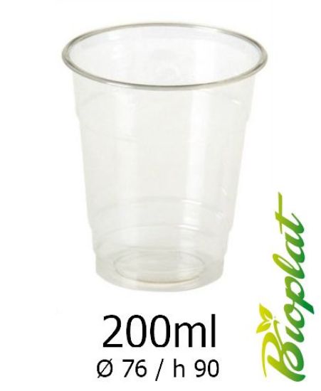 Immagine di BICCHIERI BEVANDE FREDDE 200ml 50pz TRASPARENTI