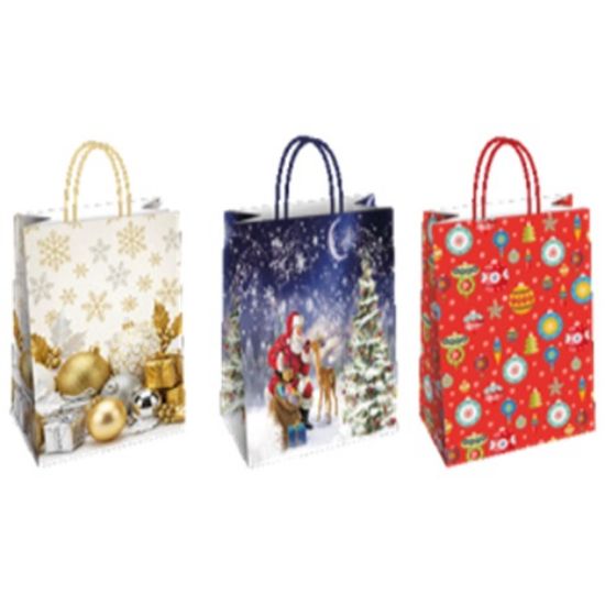 Picture of SACCHETTI SHOPPER NATALE CARTA FLORIO 54x14x50cm 25pz ASS. NATALE 3