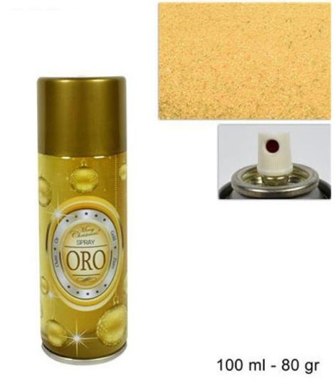 Immagine di SPRAY GLITTER ORO 100ml 1pz