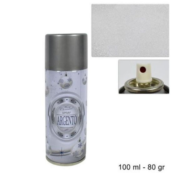 Immagine di SPRAY GLITTER ARGENTO 100ml 1pz