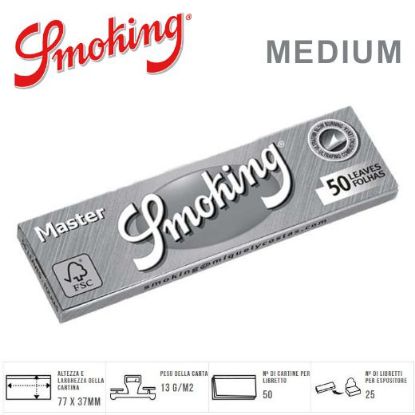 Immagine di CARTINE SMOKING CORTA 1/4 MASTER 25pz (Acc. 4,5)-A00026002