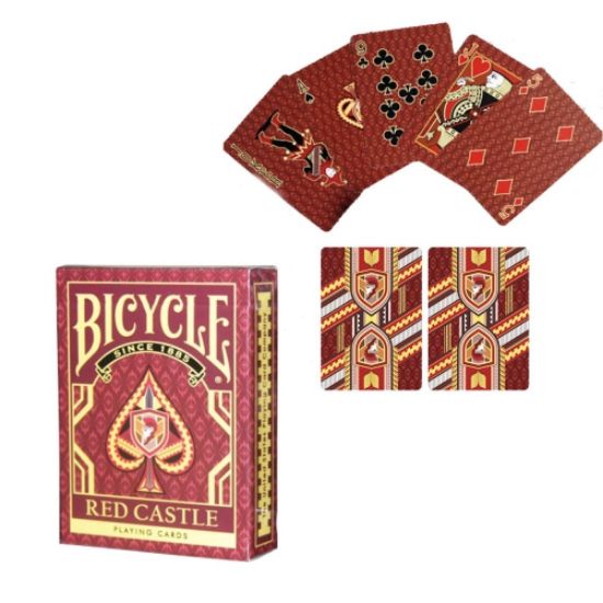 Immagine di CARTE DA POKER BICYCLE 1pz RED CASTLE