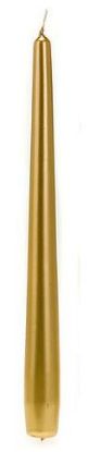 Immagine di CANDELA CONICHE 20cm 6pz ORO LACCATO