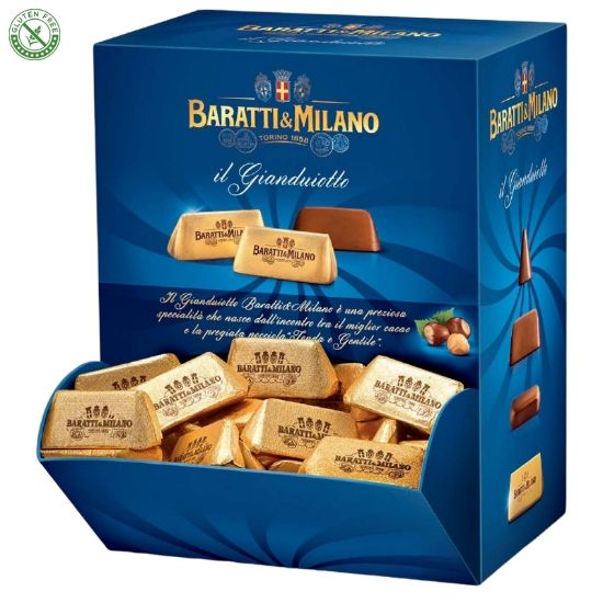 Immagine di BARATTI&MILANO GIANDUIOTTI CLASSICO 100pz ASSORTITI + EXPO DA BANCO - PR2026