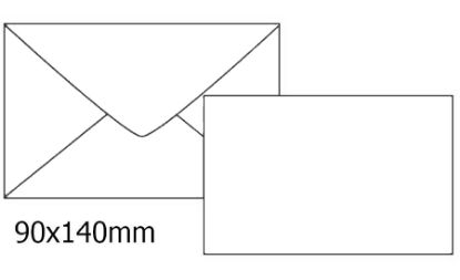 Immagine di BIGLIETTI BRISTOL DA VISITA 90x140mm 10 BUSTA + 10 FOGLI