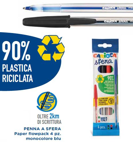 BIC 931778 - Ricarica per penna a sfera, 4 colori (indelebile, 1,0