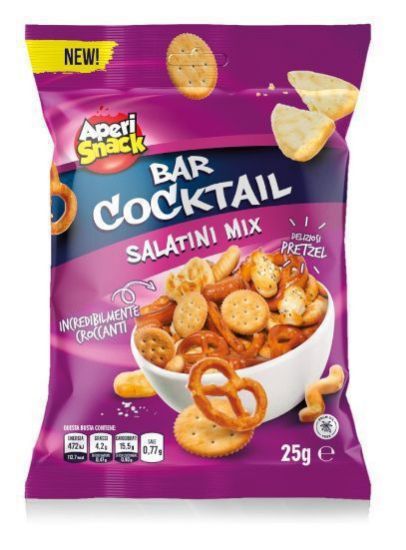 Immagine di SNACK BAR COCKTAIL 50pz 25gr APERISNACK