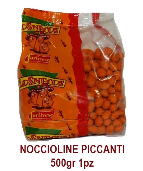 Immagine di NOCCIOLINE PICCANTI 500gr 1pz LOSNECOS FORLIVESE - aperitivo