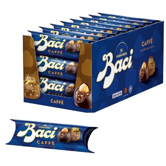 Picture of BACI PERUGINA CAFFE' TUBO 3baci 21pz - PR2025