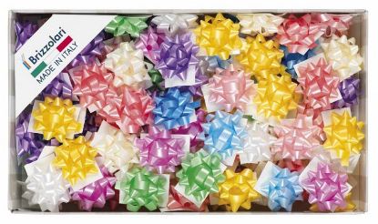 Immagine di COCCARDE 6,5mm 100pz ASSORTITI COLORI TENUI ADESIVE