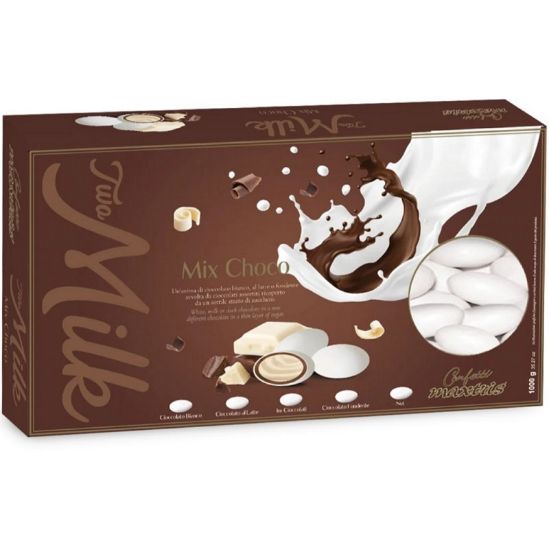 Immagine di Z CONFETTI MAXTRIS 1KG TWO MILK MIX CHOCO