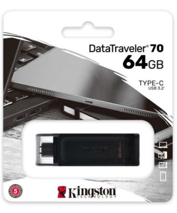Immagine di PENNA USB TYPE-C 64GB 1pz PENDRIVE 3.2 DT70/64GB